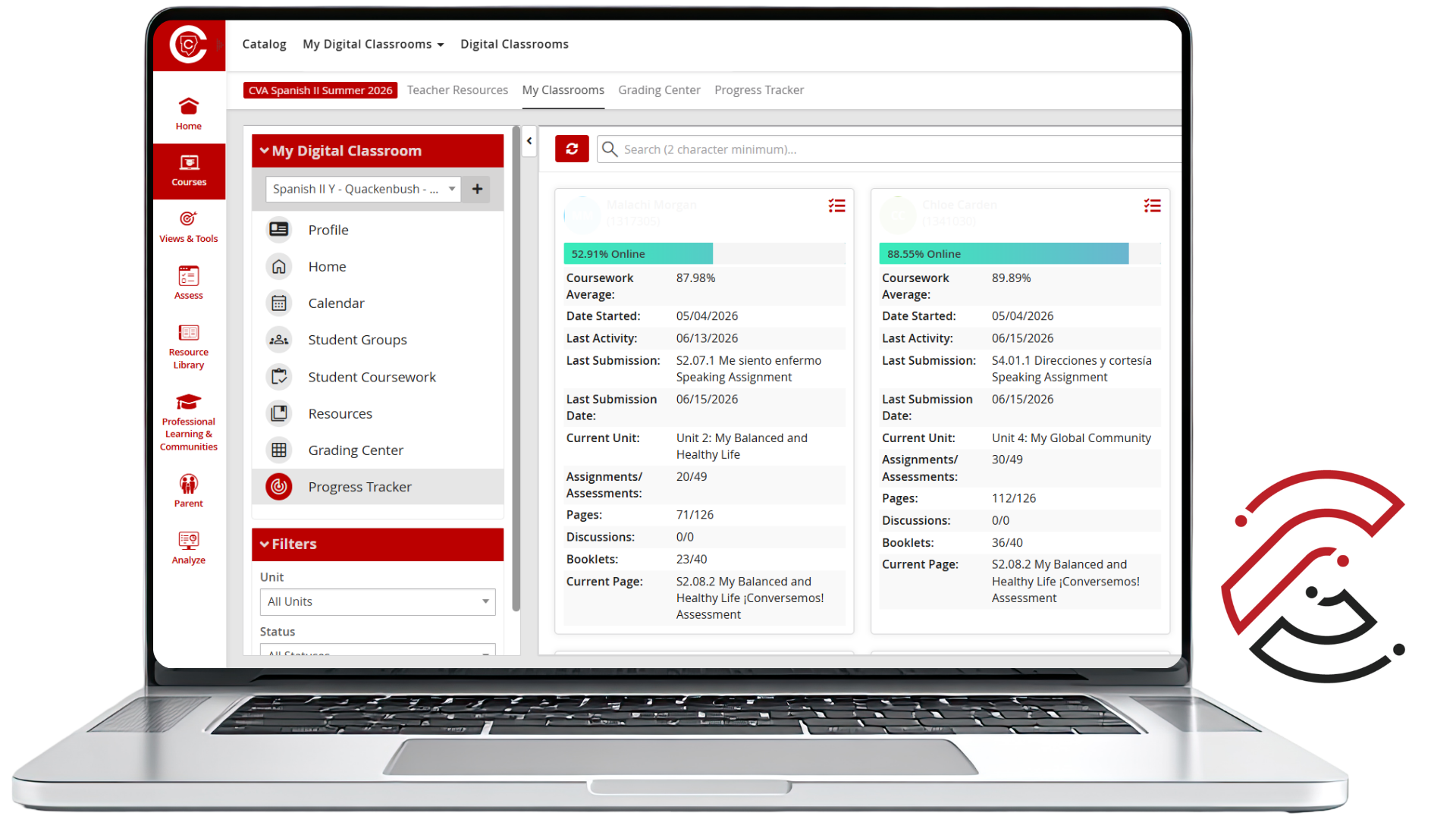 CTLS Progress Tracker Screenshot